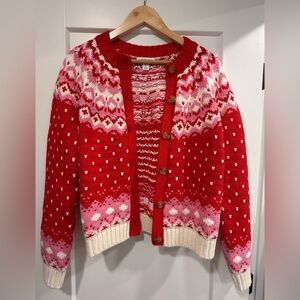 Lands End fair isle Women's Sweater